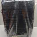 RAINSMORE Expandable Carry on Luggage 20 Inch, Airline Approved Carry on Suitcase with Front Pocket&Laptop Compartment, Hardshell Rolling Travel Luggage with Spinner Wheels,Black