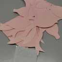 Lerheedi 24 Pcs Flower Bouquet Holder Mother's Day Single Rose Bow Theme Bags DIY Flower Wrapping Paper for Wedding Valentine Graduation Birthday Floral Arrangement(Pink)