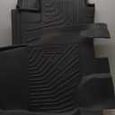 DiffCar for Ford F150 Floor Mats Super Cab/Extended Cab 2015-2025 (Not for Super Crew Cab) All Weather TPE Car Accessories for Ford F150 Automotive Floor Mats for Pickup Truck, Black Car Mat 3PCS