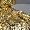 Stretch Chair Cover Chair Slipcover Chair Decoration for Wedding Banquet Party (Shiny Gold)