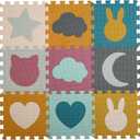Baby Play Mats - Foam Shapes Puzzle Mat 9 Pieces