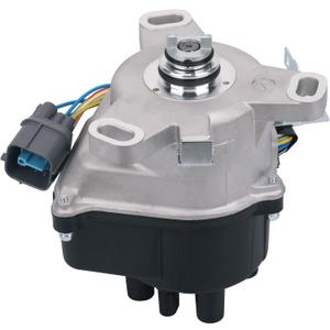 Ignition Distributor w/Cap & Rotor TD-80U Compatible with 1996-1998 Honda Civic, 1996-1997 Honda Del Sol S & SI Models, 1997 Acura EL 1.6L Replacement TD80U TD-98U 30100-P2E-A01 30100P2EA01