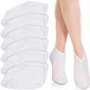 6 Pairs Moisturizing Socks Overnight, Lotion Socks for Dry Feet, Cotton Moisture Enhancing Socks, Soft Spa Absorbing Socks for Foot Care, Cosmetic Therapy Socks for Women and Men (One Size)