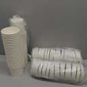 16 oz. Paper Food Containers With Vented Lids, To Go Hot Soup Bowls, Disposable Ice Cream Cups, White