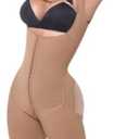 Stage 2 Colombian BBL Faja- Post Surgical Recovery Shapewear For Tummy Tucks Lipo360 or BBL Compression Garment Long Leg (X-Small, Nude)