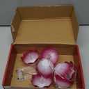 alikiki Diwali Gifts Electronic LED Diyas - Lotus Shaped Diya String Lights Diwali Pooja Item Indian Home Office Mandir Puja Decor, 10 Lotus Diyas per String, Battery Operated, Waterproof