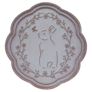Bunny Wall Sign Embroidery 2pc