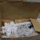 Enhon 10 Pack Snowflake Christmas Pathway Lights Outdoor, 8 Lighting Modes Waterproof Christmas Pathway Markers Lights with Timer for Xmas Walkway Patio Yard Lawn Outdoor Decorations(Warm White)