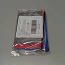 2pcs Sensory Activity Board, Double-Sided Silicone Fidget Toys for Kids 3+ & Adults, Sensory Toys for Anxiety, ADHD, Autism, Calming, Includes Travel Bag & 20 Strings, Red & Blue