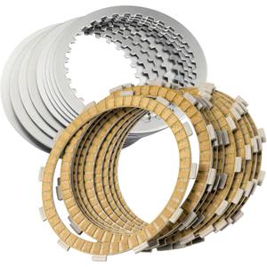 Twin Cam Extra Clutch Friction Steel Plates 19pcs Clutch Kit Compatible with Harley 1999-2017 Softail Dyna Touring Trike Models,1998-1999 Evolution 1340