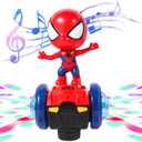 Dancing Spider Toy Musical Robot Toy Spin Interactive Toy Car with Colorful Flashing Lights & Music, Interactive Educational Gift for Boy and Girl