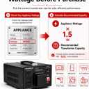 8000W PRO Step Up Transformer 110V/120V to 220V/240V Voltage Converter