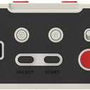 Retro-Bit Origin8 2.4 GHz Wireless Controller For Nintendo Switch & NES - USB & NES receivers included - Classic Grey