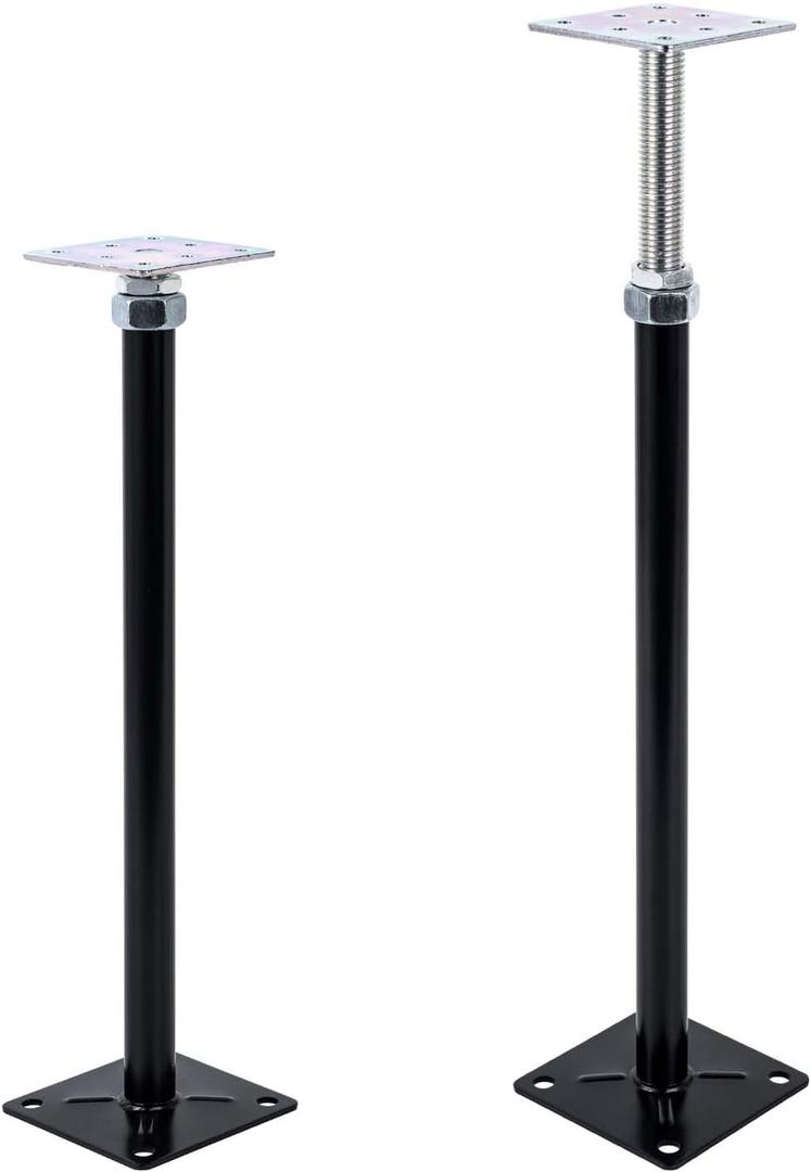 2-Pack Mini Floor Jacks, Adjustable Supports, Post 16" to 20"