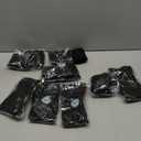 Copper Compression Socks 15-20 mmHg for Men & Women 8 Pairs  Circulation Support for Nurses, Travel, Running, Hiking, Soccer (Large-X-Large, A01- Black)