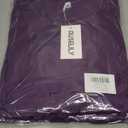 AUSELILY Womens Fall Dresses 2024 Long Sleeve Maxi Dress Casual Crewneck Flowy Tiered Wedding Guest Dress with Pockets (XL, Purple)