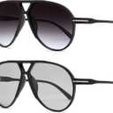 FEISEDY Retro Oversized Sunglasses for Women Men Classic 70s Trendy Sun Glasses Vintage Shades B0289