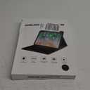 OYEEICE for iPad 9th Generation Case with Keyboard 10.2'' - 7 Color Backlit Wireless Keyboard Cover with Pencil Holder for iPad 9th/8th/7th Gen 10.2 inch, iPad Air 3rd Gen & iPad Pro 10.5" - Black (Classic Style A)