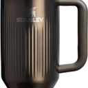 STANLEY Quencher H2.0 Tumbler with Handle and Straw 40 oz | Flowstate 3-Position Lid | Cup Holder Compatible for Travel | Insulated Stainless Steel Cup | BPA-Free | Fluted Gunmetal Shine