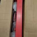 GREENVINES Folding-Adirondack-Chair | HDPE Plastic | Fire Pit Chairs | All Weather | Cup Holder | Red | for Deck Backyard Patio Outdoor Garden (RED)