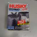Husky HKK55030B True Tie 55-Gallon Drum Liners, 30-Count