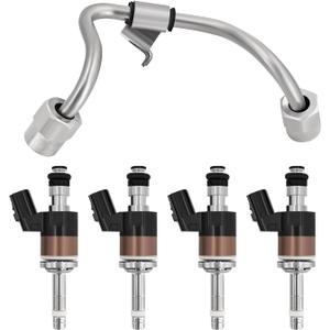 06160-5PA-305 Fuel Injectors line Kit Compatible with Honda Civic Si 2017-2020 Fit for CR-V 2017-2021 For Accord 2018-2021 L4 1.5L Turbo # 16010-5PA-305