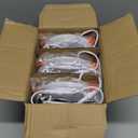 DLLT LED Recessed Ceiling Light: 6 Pack 6 Inch Slim Recessed Lighting for Kitchen - 5CCT Dimmable Canless Wafer Downlight for Living Room - 1200LM Brightness 12W Can Lights for Bedroom ETL FCC