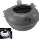 5Q0121407D Engine Coolant Reservoir Tank with Sensor & Cap - Compatible with 2015-2016 Audi A3 1.4L, 1.8L, S3 2.0L & Volkswagen Golf, GTI 1.4L, 1.8L | Replaces Part# 5Q0121407F