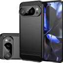 Case for Pixel 10 Case/Pixel 10Pro, Slim Thin Phone Cover TPU Soft Back Cases Anti-Scratch Shockproof Protective Cover for Google Pixel 10 Pro Black