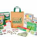 Melissa & Doug Fresh Mart Companion Set, Grocery Store Pretend Play Toys, Toy Kitchen Accessories & Play Food, Preschool Learning Toys for Girls & Boys 3+