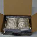 Twinkle Star 2 Pack Solar String Lights Outdoor, Total 80 FT 240 LED Solar Fairy Lights Outside Waterproof 8 Modes, Christmas Tree Light for Patio Garden Party Backyard Wedding Decor Warm White