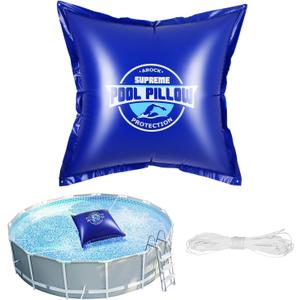 Arock 4' X 4' Pool Air Pillow for Above Ground Swimming Pool, Cold-Resistant Ice Equalizer, Winterizing Winter Closing Pillows, Ultra Thick & Super Durable Pool Cover Pillow - Rope Included