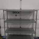 Metro Super Erecta 4-Shelf Industrial Solid Shelving Stem Caster Cart, Galvanized (5 ft x 5'8 ft x 1'8 ft)