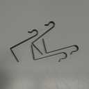 Stocking Holders for Mantle, Christmas Stocking Hooks, 4 Pack Stocking Hangers for Mantel, Non-Skid Stocking Hangers, Lightweight Stocking Hooks for Fireplace Home Party Decor (Black)