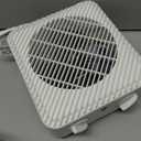 Pelonis 1500W Electric Fan-Forced 3-Speed Space Heater, White, Indoor Use