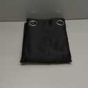 NICETOWN Halloween Pitch Black Solid Thermal Insulated Grommet Blackout Curtains/Drapes for Bedroom Window (2 Panels, 42 inches Wide by 63 inches Long, Black)