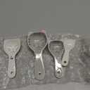 Cat Shaped Ceramic Measuring Spoons - Gift for Any Cat Lover - Cat Ceramic Measuring Spoons Baking Tool - Creative Functional Kitchen Decor - Comes in White and Gray - Set of 4