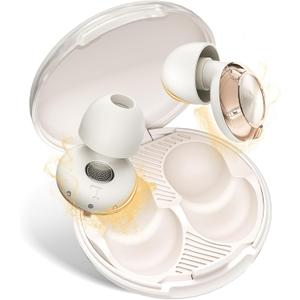 Adjustable Ear Plugs, 3-Mode Reusable Noise Canceling Earplugs with 14-35 dB SNR Reduction, Flexible Silicone for Ultimate Focus, Travel, Sleep, Concerts & Social Events (Cream)