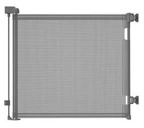 168 Inch Extra Wide Retractable Baby Gate,Mesh Large Baby Gate or Mesh Pet Dog Gate, Opening Wide Extra Long Child Safety Gate for Indoor, Outdoor, Stairs, Deck,(33"x168")
