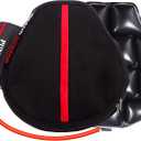 GRAND PITSTOP Motorcycle Air Seat Cushion, on The go inflate & Deflate, Pressure Relief Motorcycle Seat Pad, Shock Proof Comfortable for Motorbike Long Rides (Cruiser Premium with Air Pump)