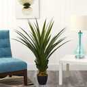 Nearly Natural 4ft Artificial Spiked Agave Plant, Faux Succulent Greenery for Indoor Decor