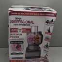 Ninja Food Processor, Professional Plus, 1000 Peak Watts, 4 Functions for Chopping, Slicing, Purees & Dough with 9-Cup Processor Bowl, 3 Blades, Food Chute & Pusher, Silver, BN601