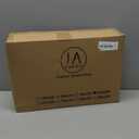 JA COMFORTS 20×20 Premium Goose Down Feather Throw Pillow Inserts(Set of 2)-5% Down Filling,High Filling Weight,250 TC Cotton Cover, Square, White