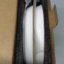 AISBUGUR Ceramic Portion Control Plate for Weight Loss,9-Inch Divided Plate for Adults,3-Compartment Portion Plate for Healthy Eating,Dishwasher & Microwave Safe,White (2 PACK)