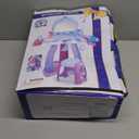 Princess Vanity for Toddlers Girls 3-5 Years Old, Kids Vanity Table and Chair Set with Magic Mirror Light Music, Toddler Makeup Dresser Set, Interactive Pretend Play Dress Up Beauty Salon Toys Gifts