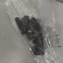 12 Pcs Metal Adjustable File Cabinet Rails Set Include 8 Hanging File Rail Clips 4 Cabinet Dividers Bars Suitable for Cabinets with Drawer Thickness Less Than 1/8 Inch, Silver, 25 Inch-46 Inch