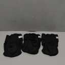 Paw Legend Washable Reusable Female Dog Period Diapers for Heat Doggie Puppy Diapers for Female Dogs (3 Pack, X-Small) (X-Small (8"-11.5" Waist), Black (Black Lining))