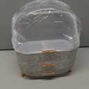 Ptesly Teen Girls Gift Makeup Organizer, Skincare & Jewelry Storage, Cosmetics Display Case, Makeup Holder, Bathroom Organizer (Bling Rhinestone)