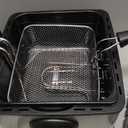 Chefman 4.5 Liter Deep Fryer w/Basket Strainer, XL Jumbo Size, Adjustable Temperature & Timer, Perfect for Fried Chicken, Shrimp, French Fries, Chips & More, Removable Oil-Container, Stainless Steel