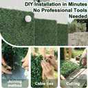TTTM 96"x120" 80 Sqft, UV-Resistant Artificial Boxwood Hedge Roll Panel, 
Product Dimensions	120"L x 96"W